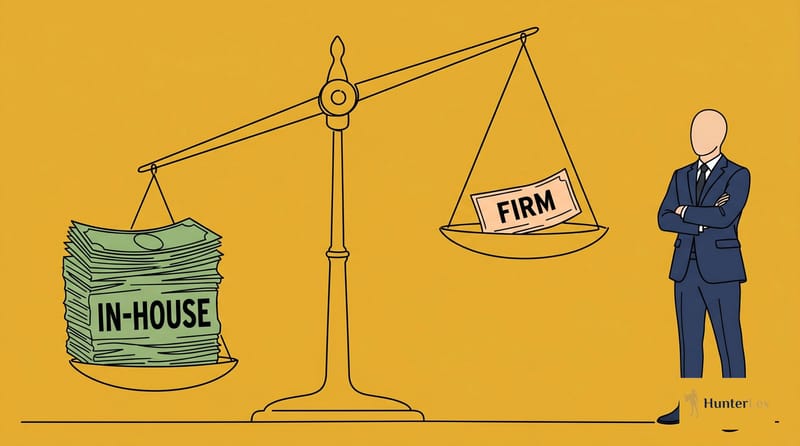 Associate salaries at firms haven't kept up with in-house packages. The math is pulling good attorneys out of private